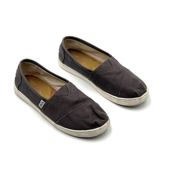 TOMS Classic Alpargata Canvas Shoes Ash Gray Comfortable Hipster Women’s Sz 7.5 - Picture 3 of 9